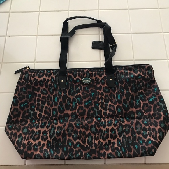 coach foldable tote